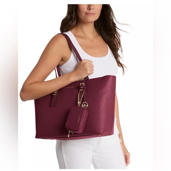 NWT! Michael Kors Bryant Leather Bag Charm - Picture 9 of 10